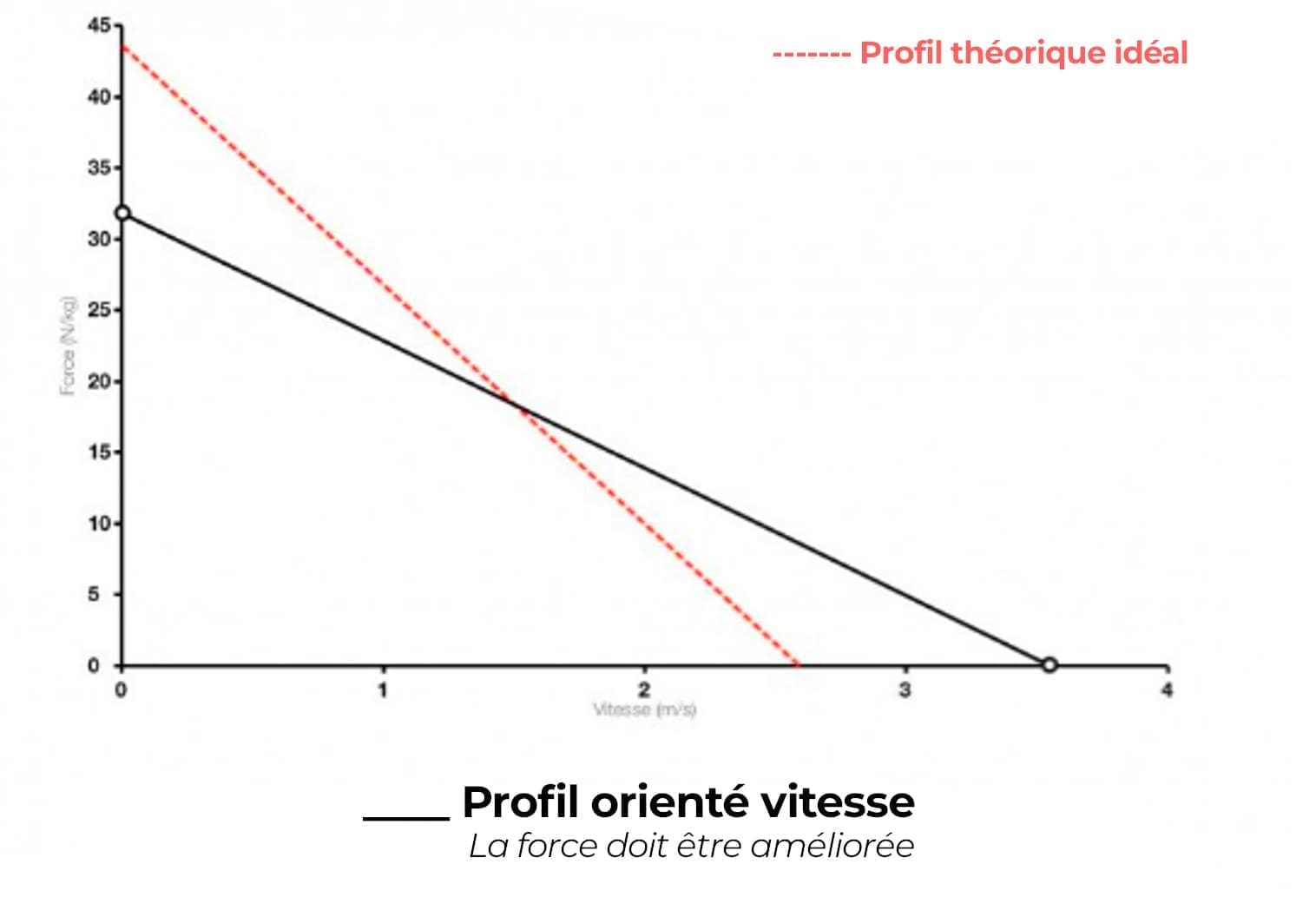 Le profil force-vitesse Le profil force-vitesse