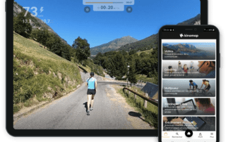Kinomap _ Ecran d'entrainement 1