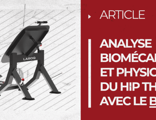 Analyse biomécanique et physiologique du hip thrust avec le BXT16